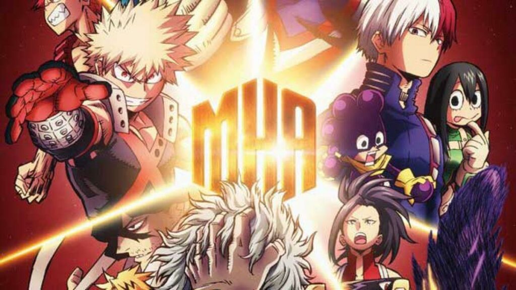 My Hero Academia présente l'affiche d'Avengers : Infinity War