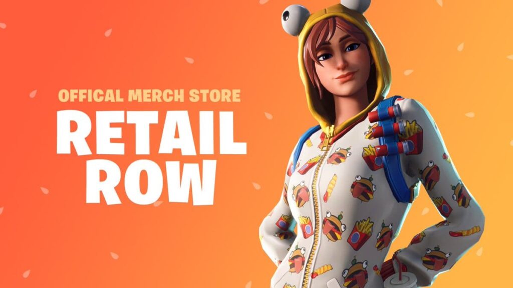 Se abre la nueva tienda oficial de merchandising de Fortnite: Retail Row