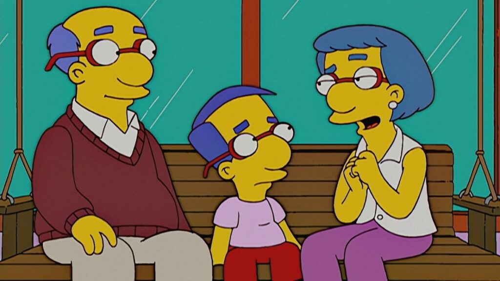 Pourquoi les parents de Millhouse se ressemblent-ils tellement dans Les Simpsons