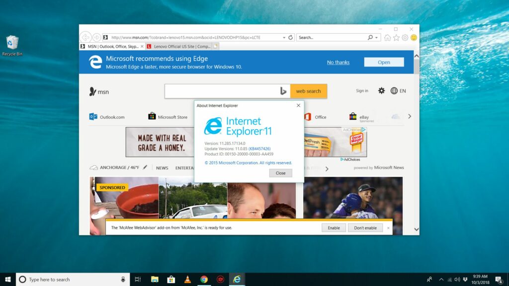 Quelle version d'Internet Explorer ai-je ?