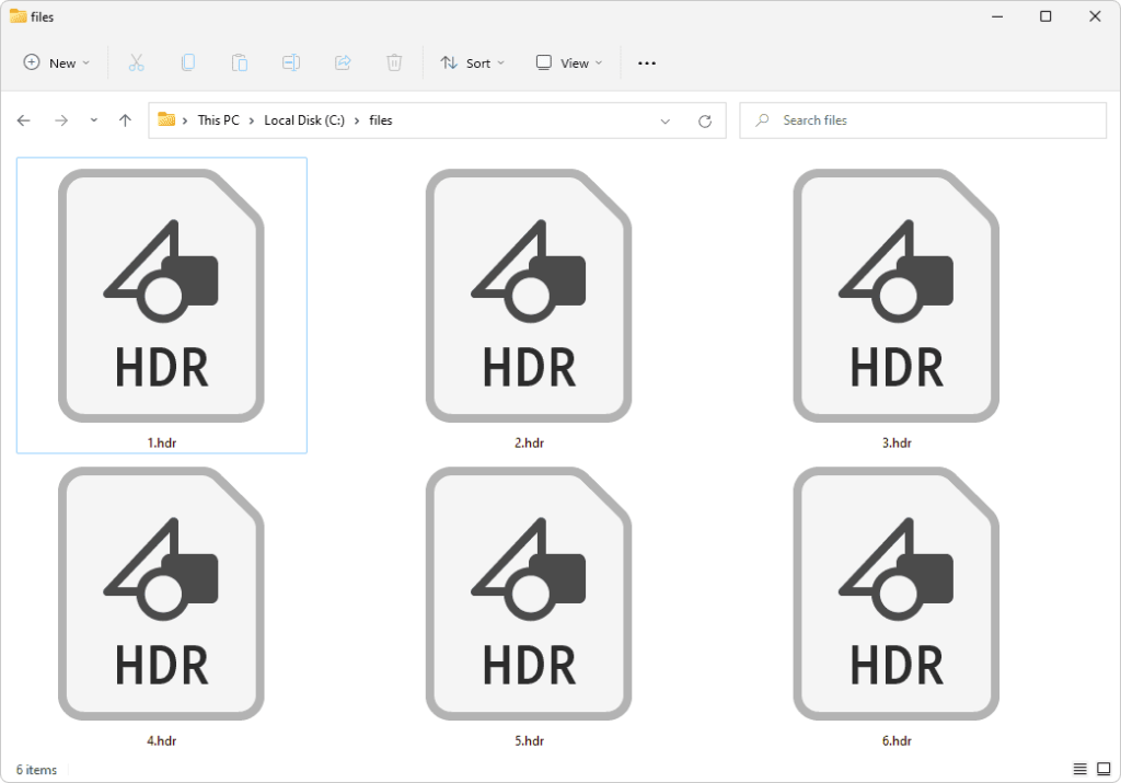 Qu'est-ce qu'un fichier HDR ?