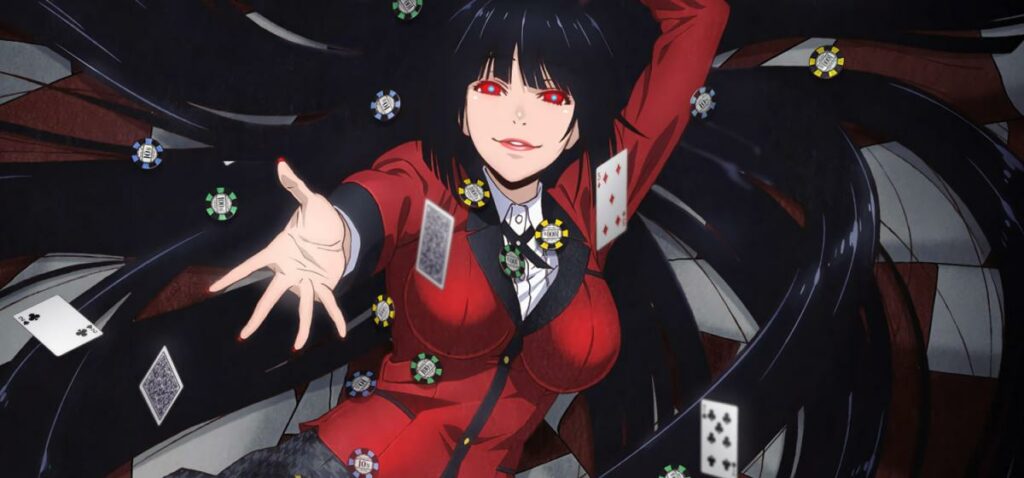 Récapitulatif de la saison 1 de Kakegurui, l'animation Netflix sur le jeu