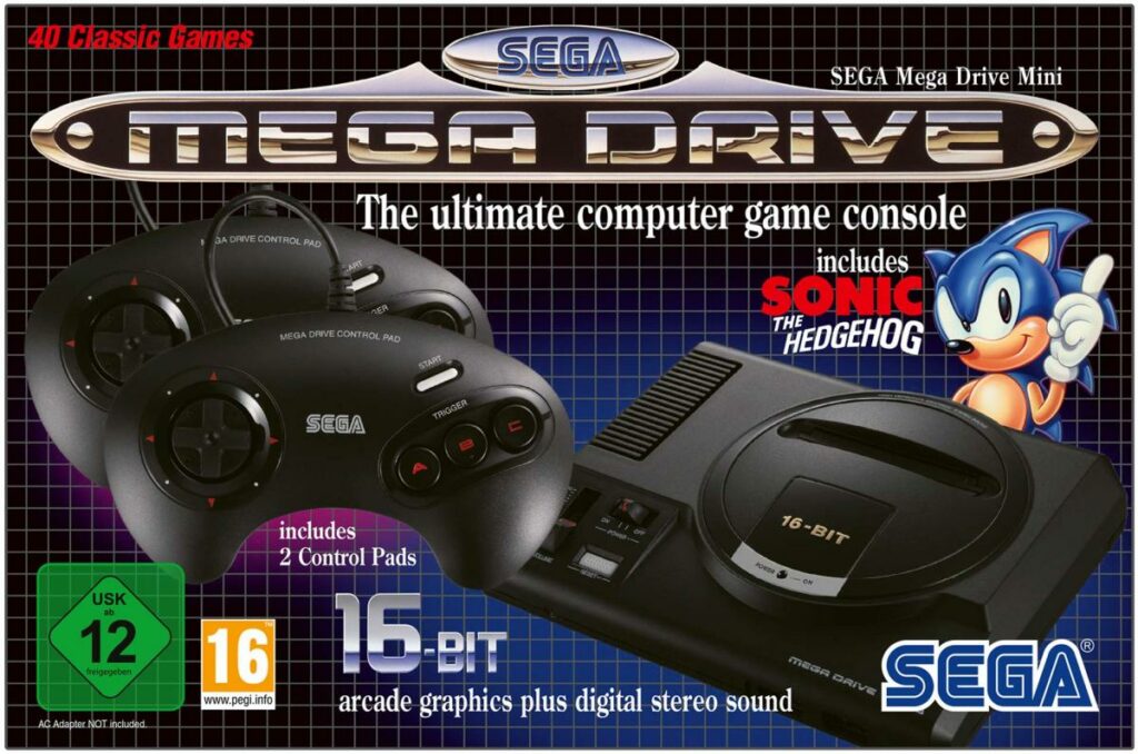 Sega Mega Drive Mini est le meilleur vendeur de jeux vidéo espagnols d'Amazon