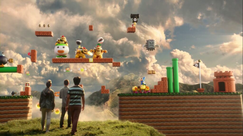 Super Mario Maker, métriques pour Jump et publicités télévisées