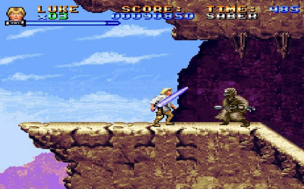 Super Star Wars aura également une version pour le Mega Drive