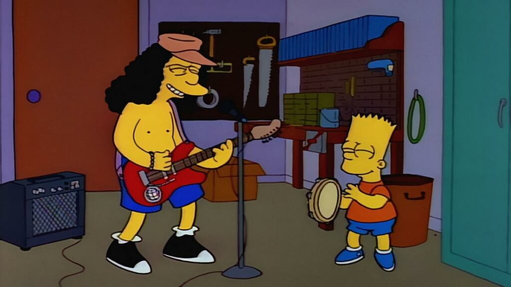 The Simpsons 03x22: The Otto Show - Pousser le rock and roll à l'extrême !