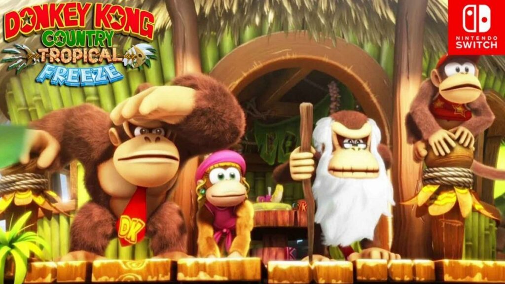 Toutes les sorties secrètes, pièces et lettres de Donkey Kong Tropical Freeze World 1