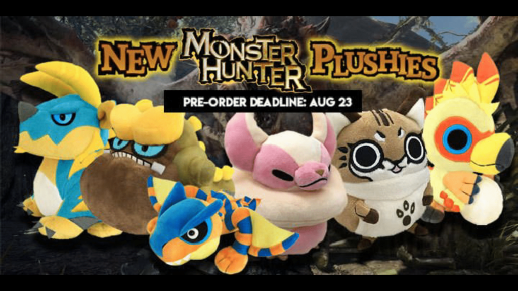 Una nueva ronda de peluches Monster Hunter llegará pronto a Japón