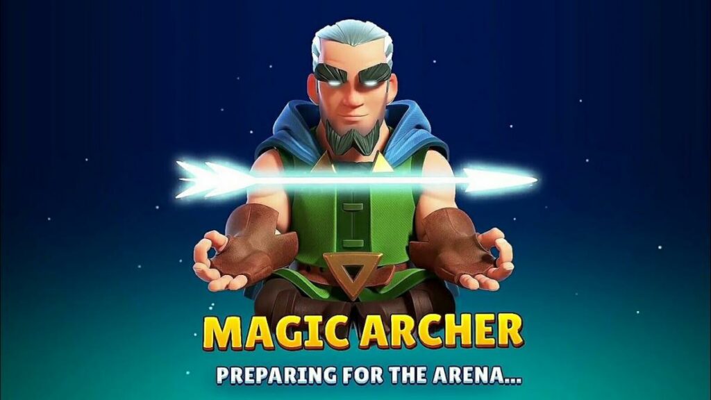 Voici la nouvelle carte légendaire Magic Archer de Clash Royale