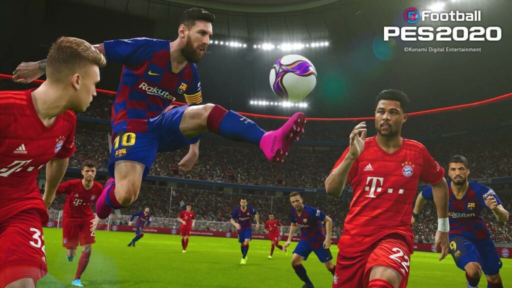 eFootball PES 2020 Lite, version gratuite, disponible sur PS4, Xbox One et Steam