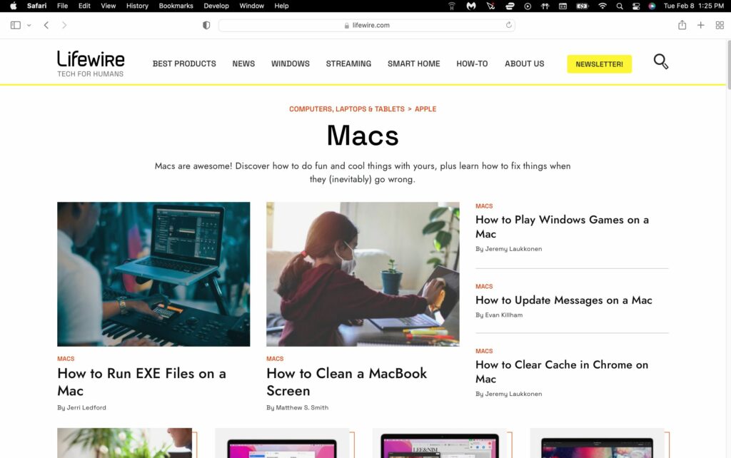Comment afficher la barre de menus en mode plein écran sur Mac
