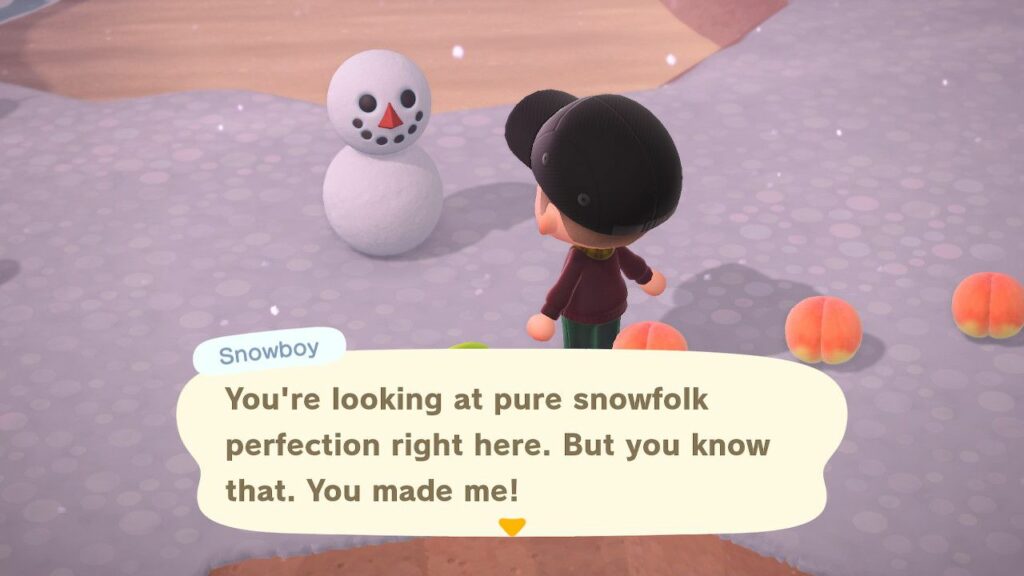 Comment faire un bonhomme de neige dans Animal Crossing: New Horizons