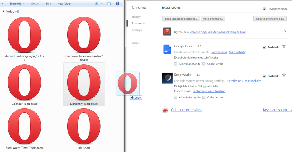 Comment installer manuellement les extensions Chrome