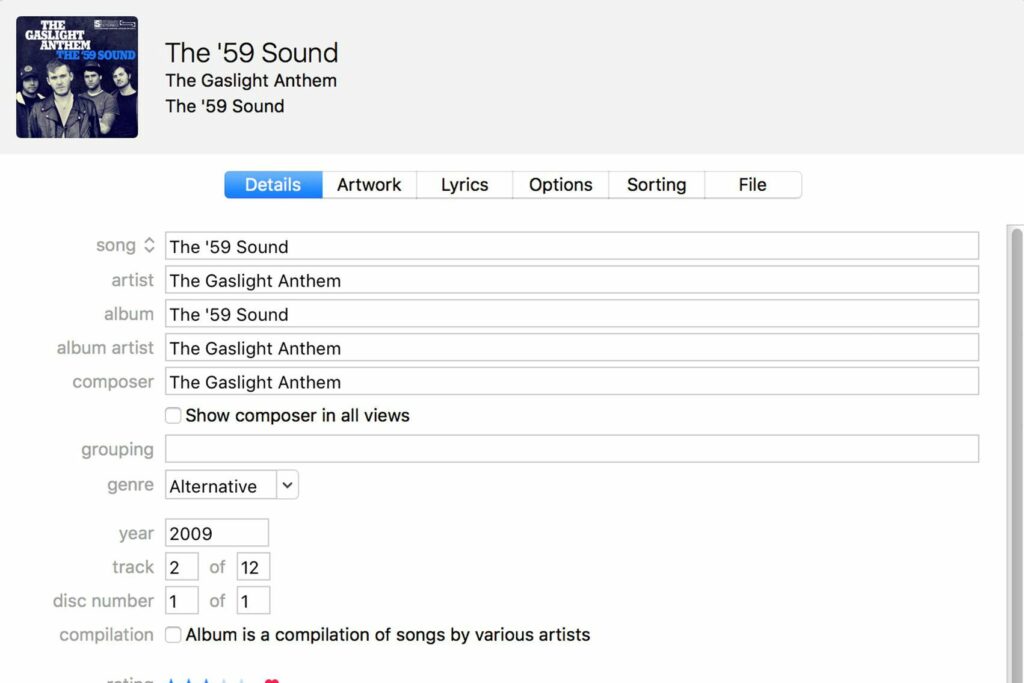 Comment modifier les informations sur la chanson (balise ID3) à l'aide d'iTunes