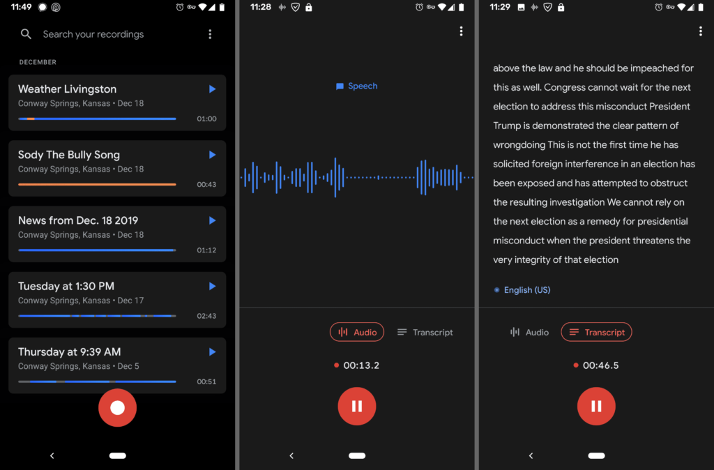 Comment utiliser l'application Google Voice Recorder sur Android