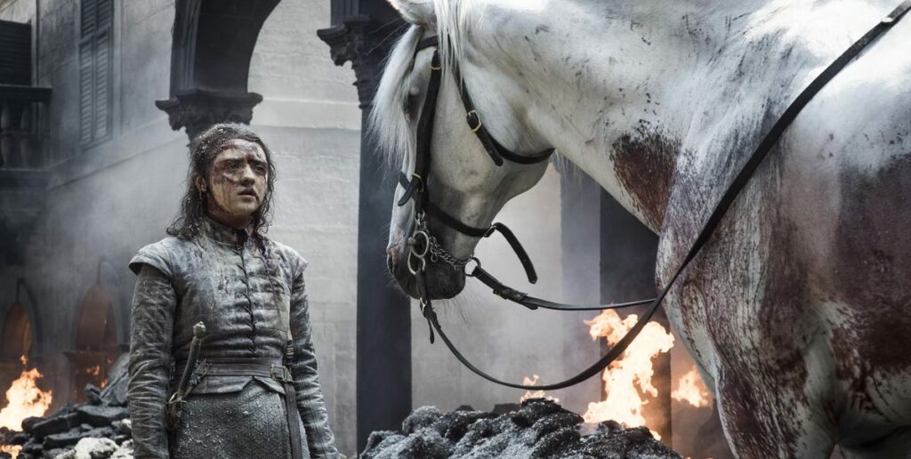 Game of Thrones, 8×05 : La signification de la scène finale d'Arya et White Horse