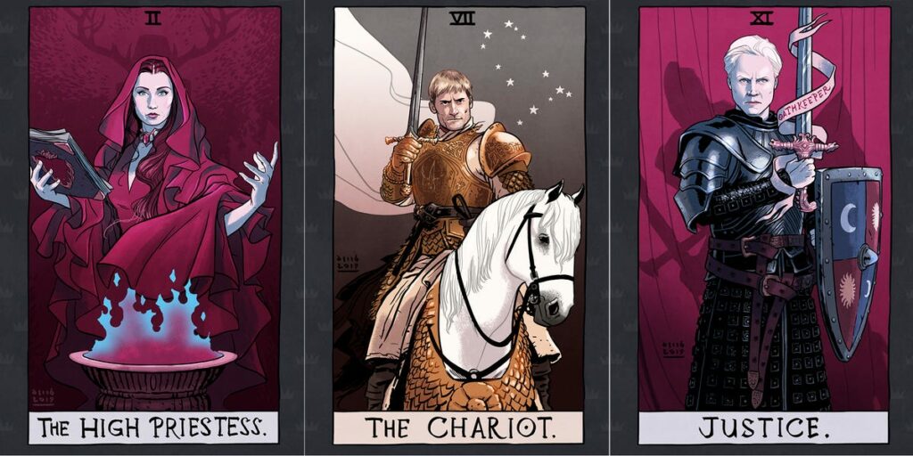 'Game of Thrones': les impressionnantes cartes de tarot de la série HBO