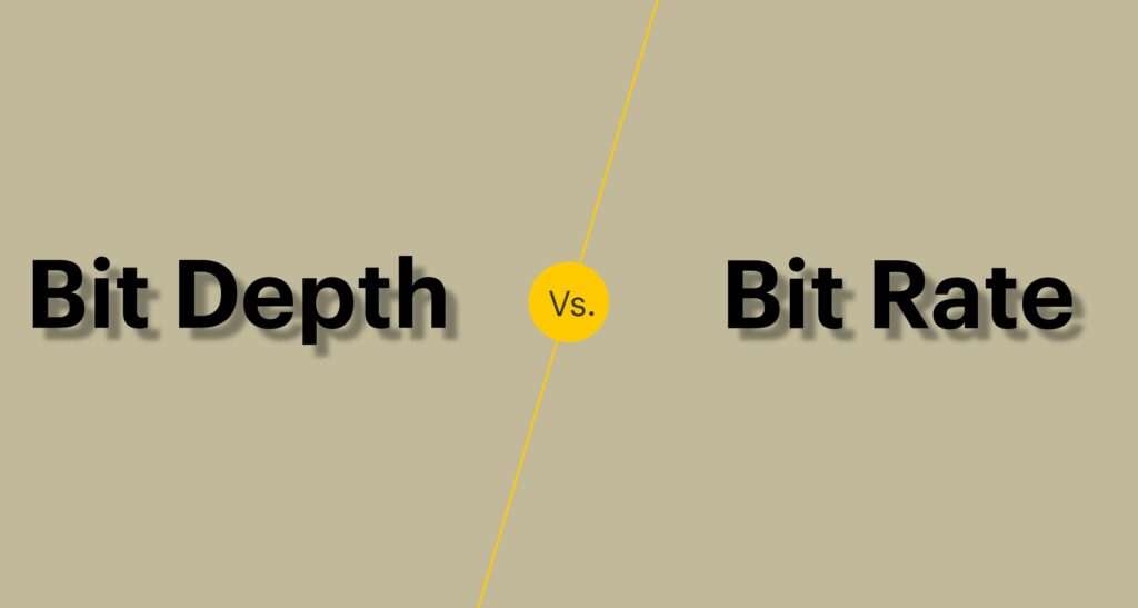 Profondeur de bits vs débit binaire dans les enregistrements