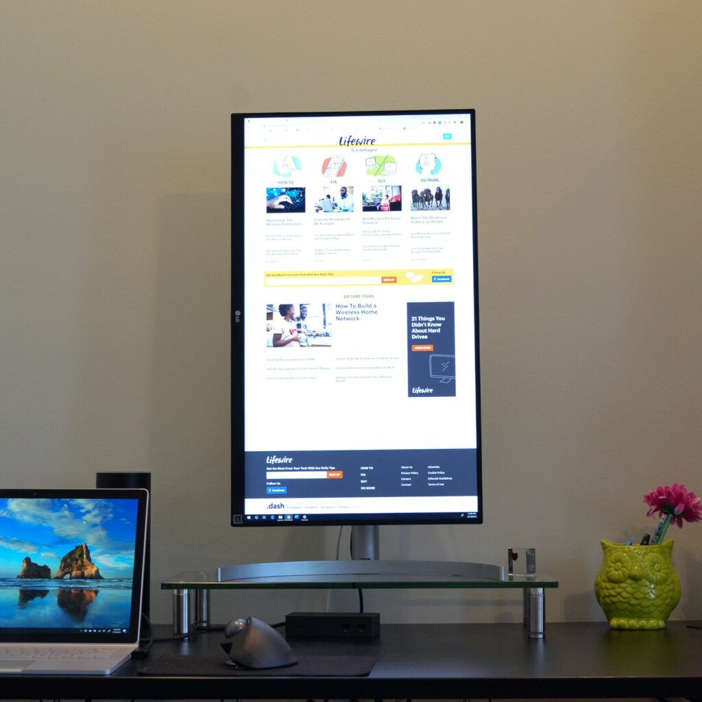 Test du moniteur LG 27UK850-W