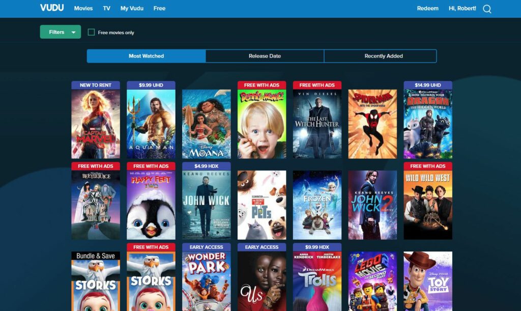 Tout savoir sur le service de streaming vidéo à la demande Vudu