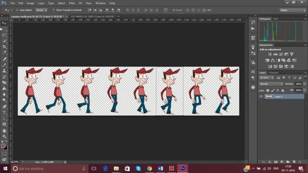 Can a GIF be made in Photoshop?