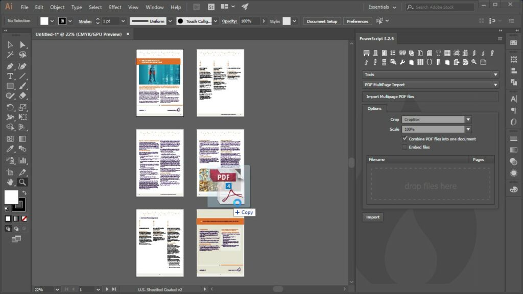 Can you export from Illustrator to PDF?