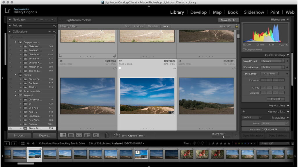 Can you layer photos in Lightroom?