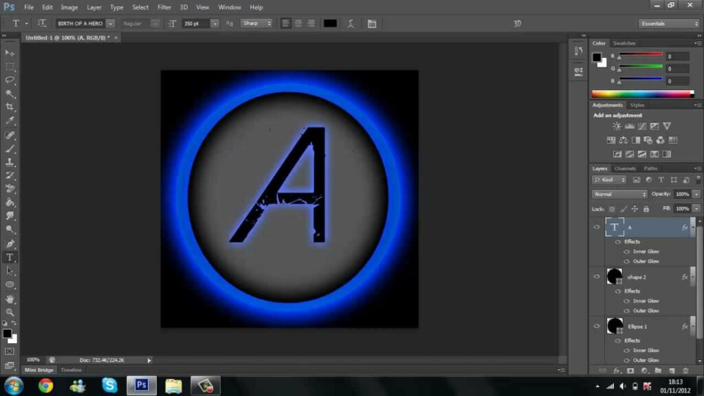 Can you make a logo in Photoshop?