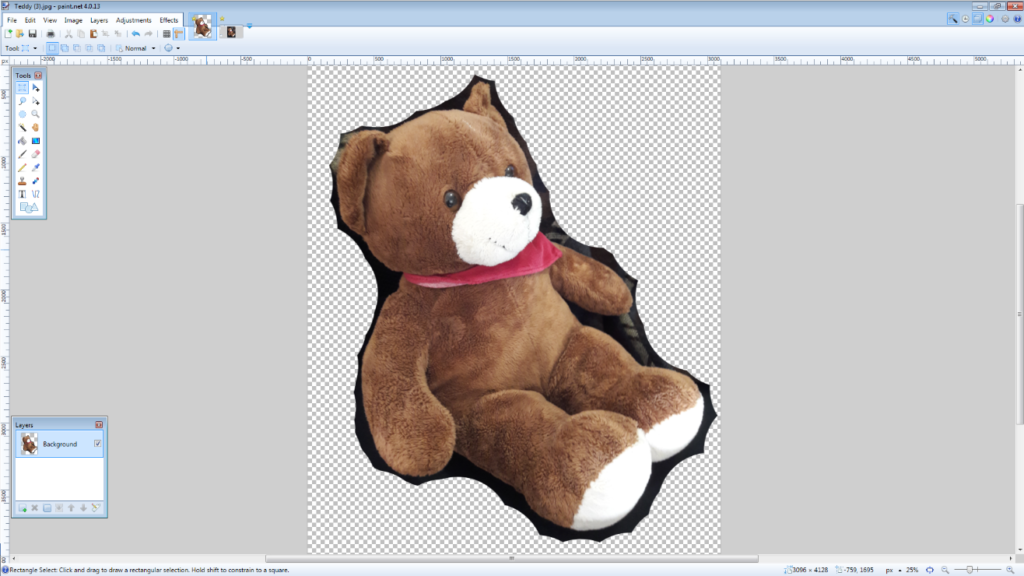 Comment Detourer une image sur Paint ?