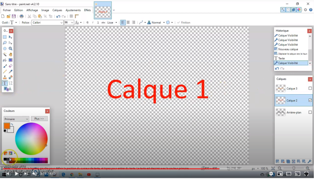 Comment afficher les Calques sur Paint NET ?