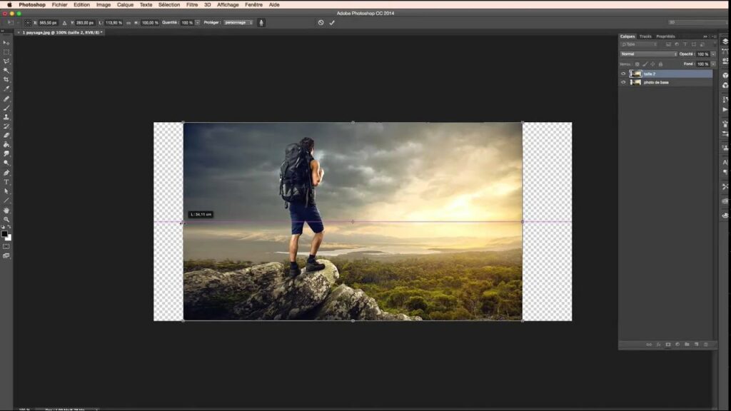 Comment agrandir une image dans Photoshop ?