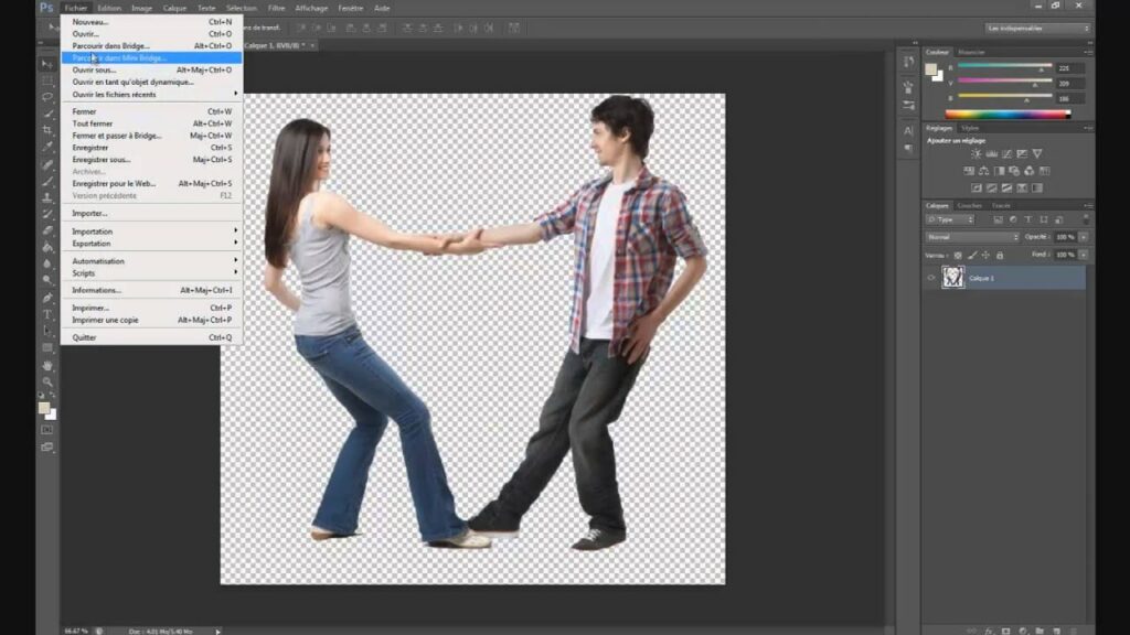 Comment ajouter du fond sur Photoshop ?