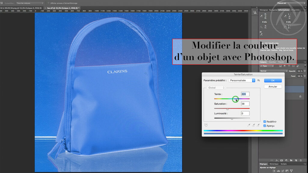 Comment changer la couleur d'un objet en ligne ?