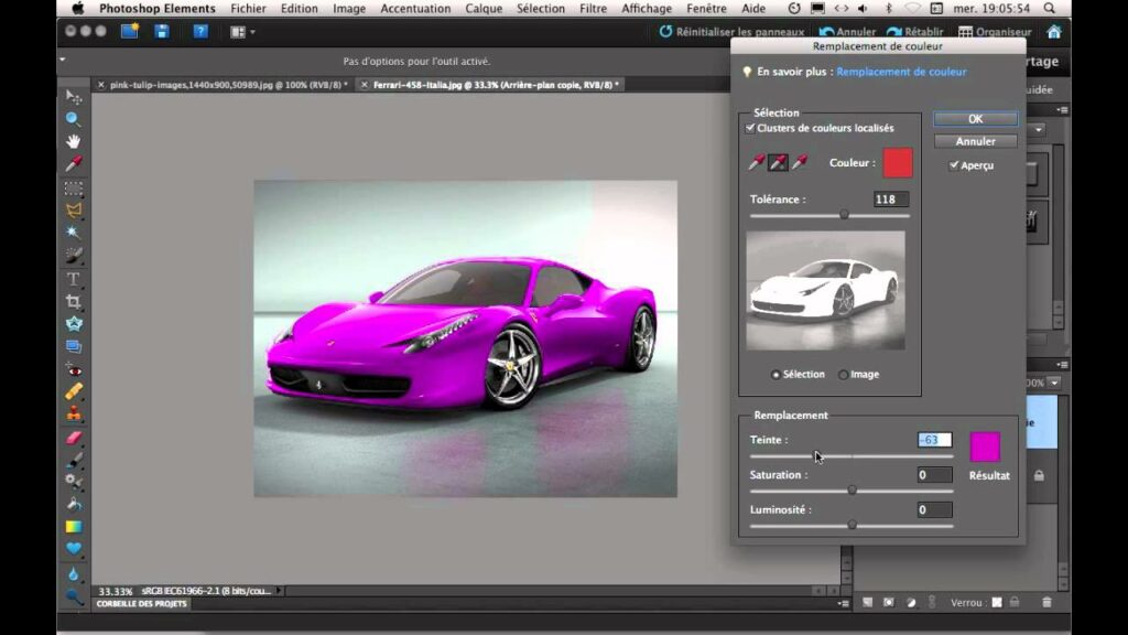 Comment changer la couleur d'une image sur InDesign ?