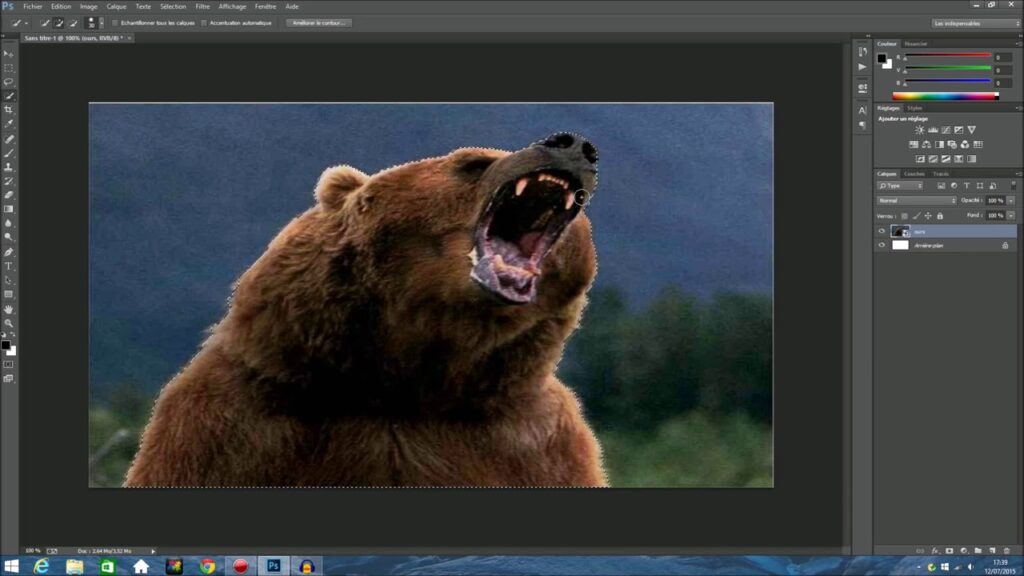 Comment détourer une image sur Photoshop 2021 ?