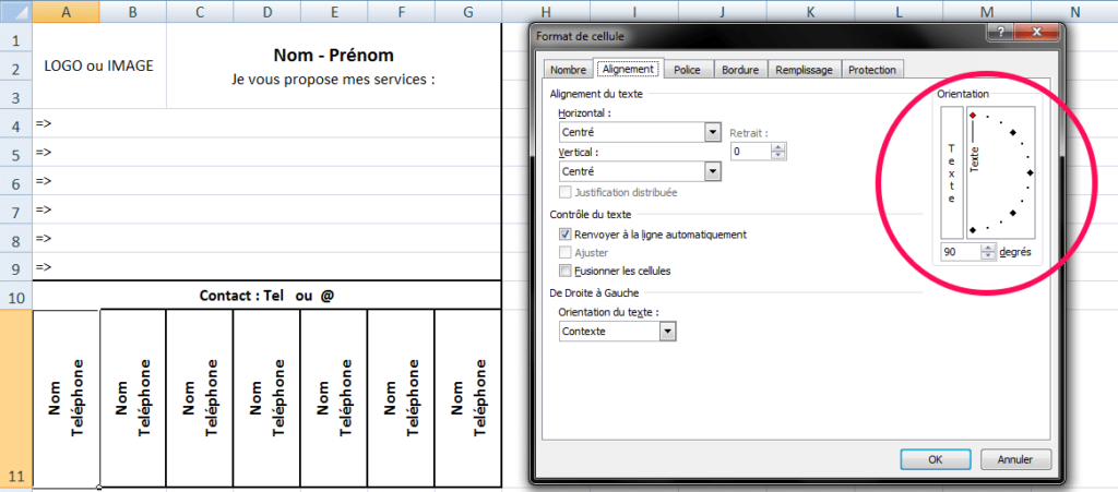 Comment écrire à la verticale sur Indesign ?