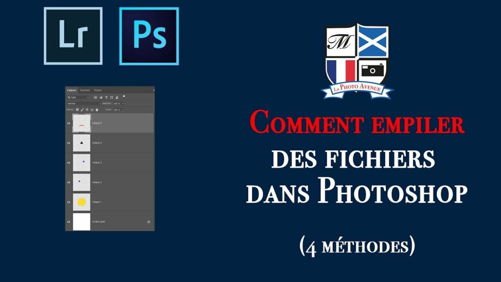 Comment empiler plusieurs photos ?