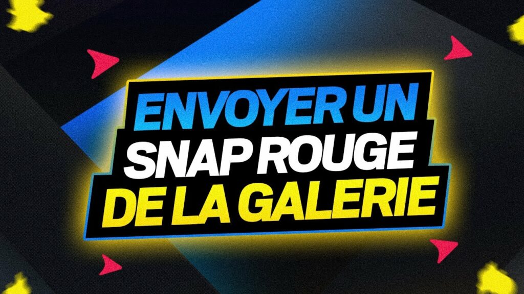 Comment envoyer une photo de sa galerie en SNAP ?