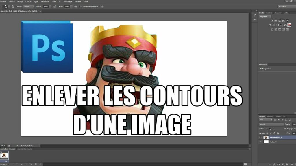 Comment faire des contours Photoshop ?