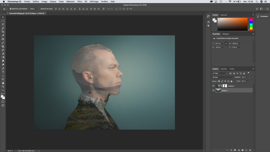 Comment faire un masque de fusion dans Photoshop ?