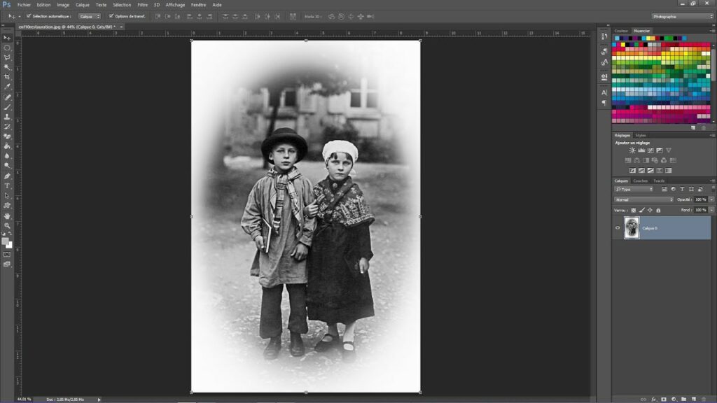 Comment faire une vignette sur Photoshop ?