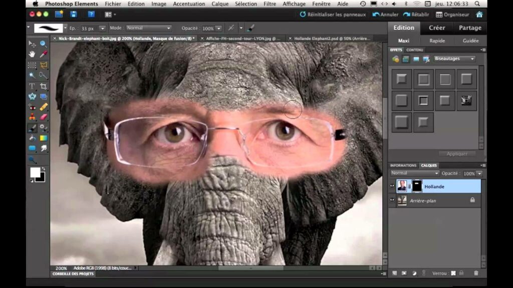 Comment fondre une image dans une autre avec Photoshop ?