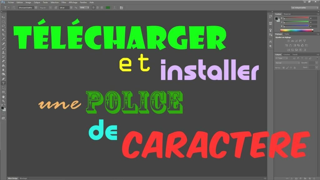 Comment installer une police de caractère ?