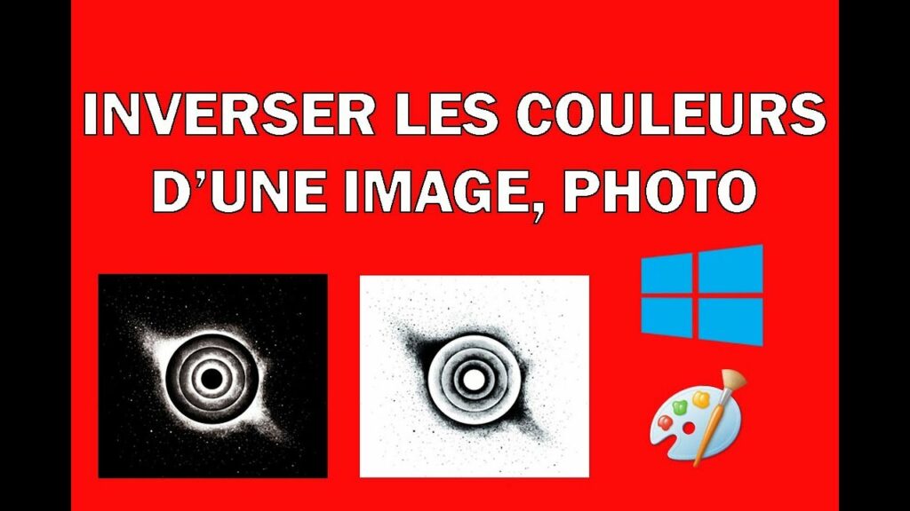 Comment inverser les couleurs d'une image ?