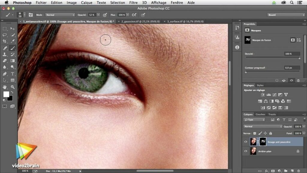 Comment lisser le grain de peau Photoshop ?