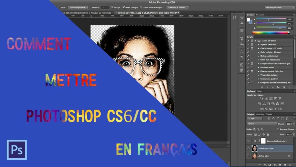 Comment mettre Photoshop portable en français ?