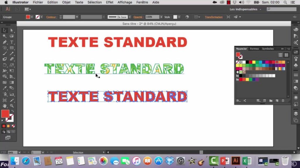 Comment modifier le texte avec Adobe Illustrator ?