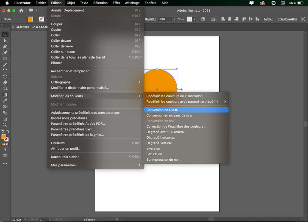 Comment passer en RVB sur Illustrator ?