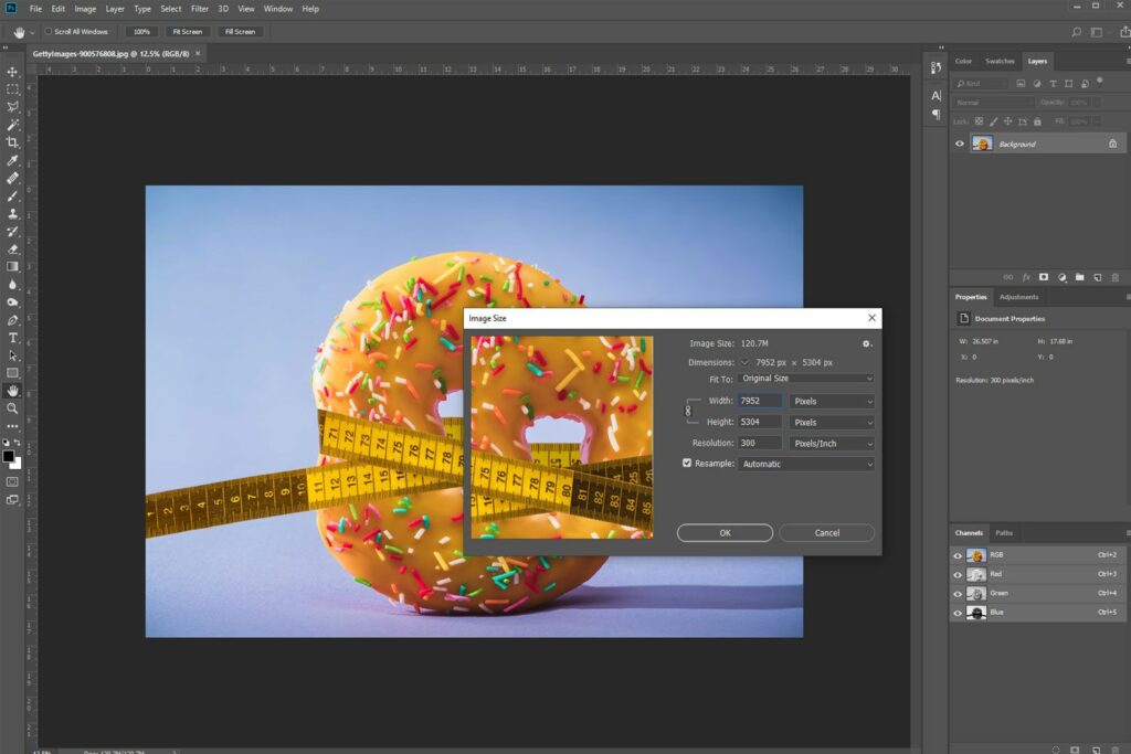 Comment redimensionner une image avec Illustrator ?