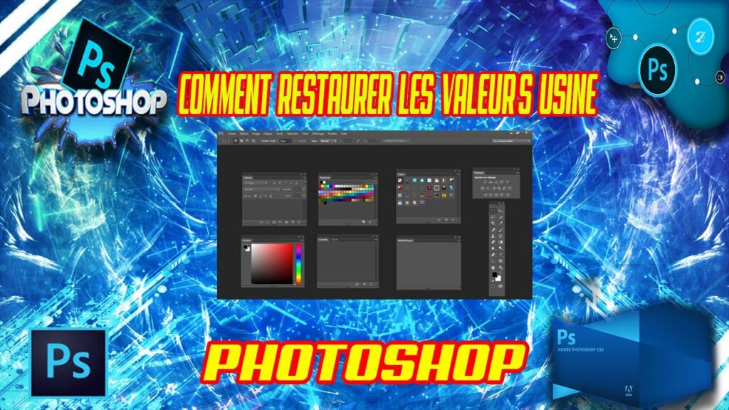 Comment réinitialiser Photoshop 2021 ?